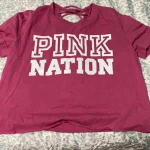 small pink PINK tee